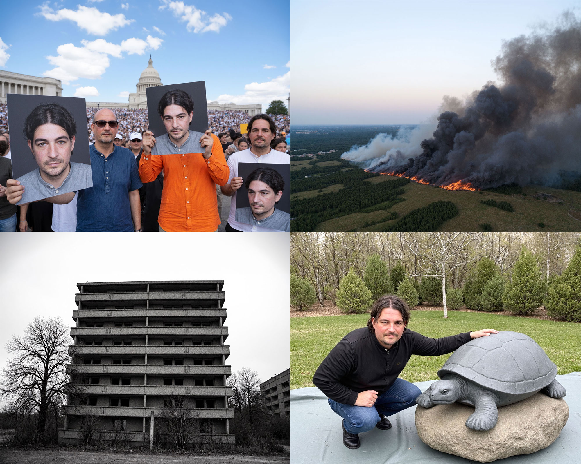 Zehn von ca. 2500 KI-Bilder aus Sleep Well III