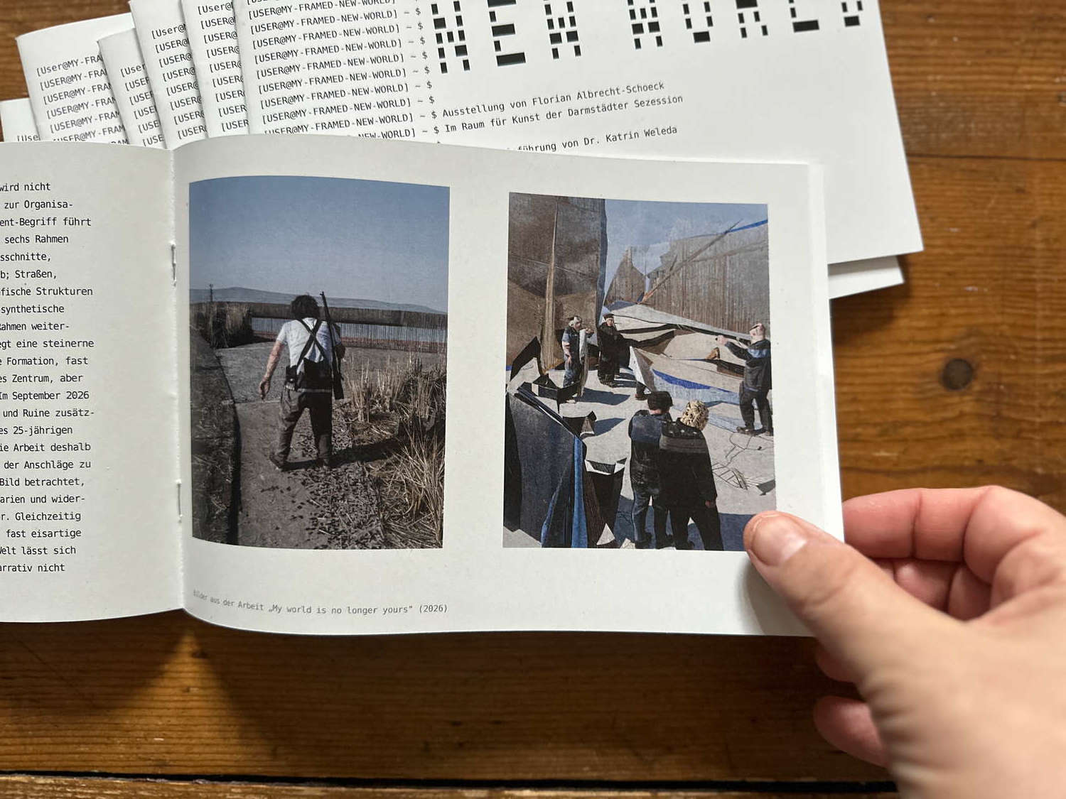 MY FRAMED NEW WORLD: Katalog zur Ausstellung von Florian Albrecht-Schoeck