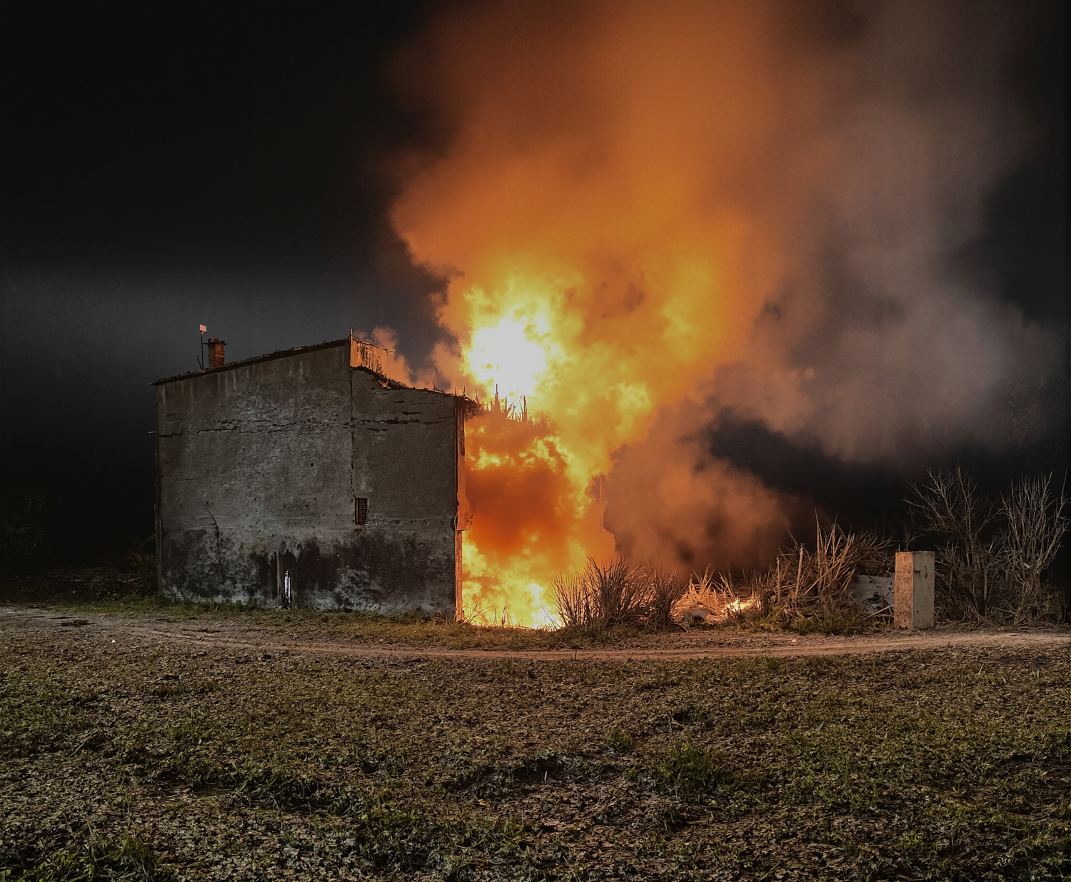 Ein Motiv aus dem zweiten Kapitel meiner neuen Arbeit „„How it starts — and how it ends“.